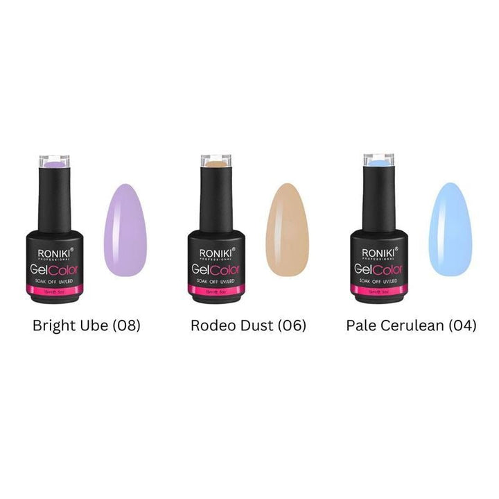 Nail Starter Kit - Pro Gel polish set with 80W nail dryer with display, colours and accessories