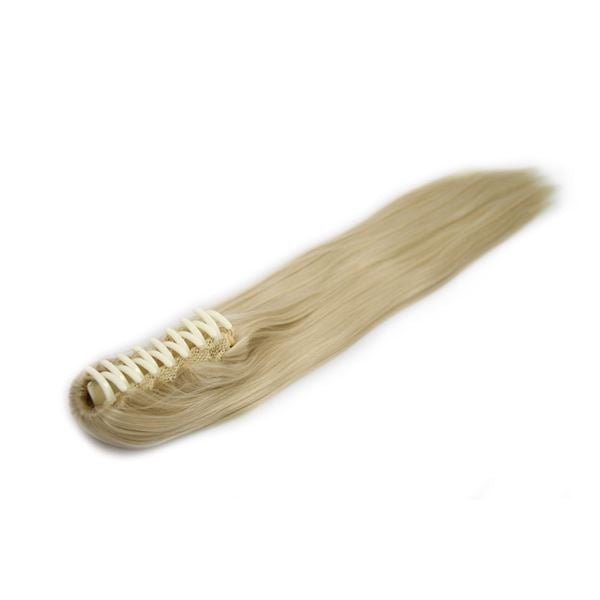 Ponytail Ponytail with hair clip, straight - blonde #613 - | Fashiongirl