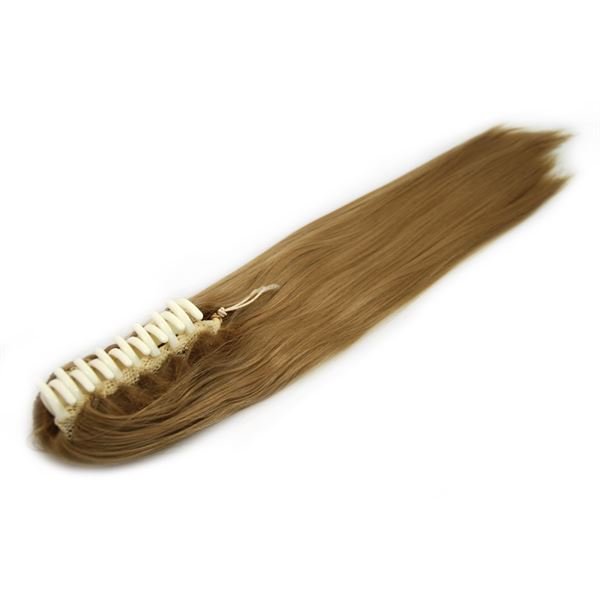 Ponytail Ponytail with hair clip, straight - Medium blonde #27 - | Fashiongirl