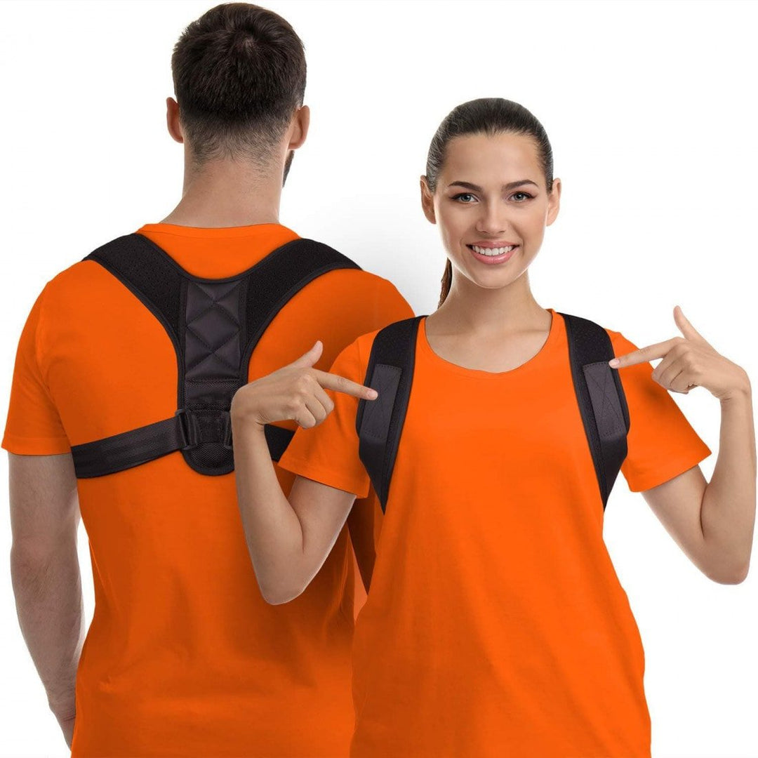 Posture support for back &amp; shoulder | Posture 2.0 Posture corrector band, black - Shapewear | Fashiongirl