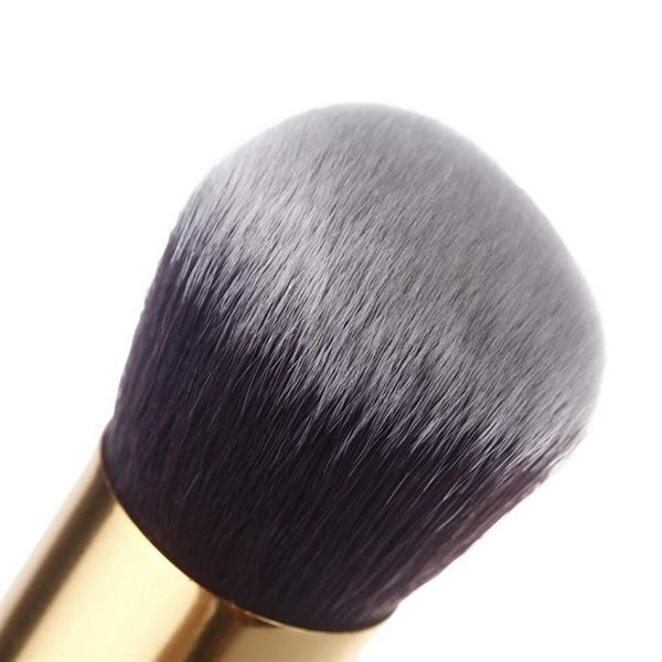 PRO Makeup Brushes Black / Gold - 10 pcs - | Fashiongirl