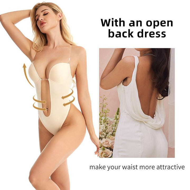 Shapelux Backless Bodysuit - Nude - | Fashiongirl