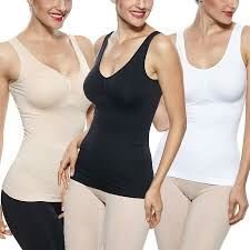 Shapelux Cami Shaper top - White - | Fashiongirl