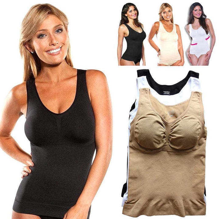 Shapelux Cami Shaper top - White - | Fashiongirl