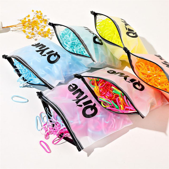 SOHO Adin Snag Free Hair elastics, 1000 pcs - Transparent - Hair Accessories | Fashiongirl