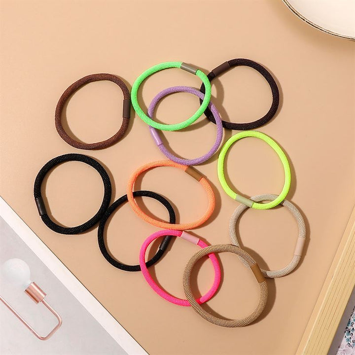 SOHO Amelie Hair elastics - Beige - Hair Accessories | Fashiongirl