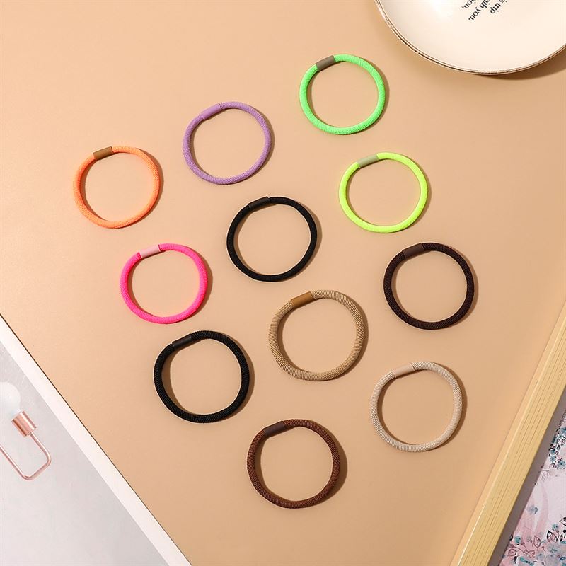 SOHO Amelie Hair elastics - Brown - Hair Accessories | Fashiongirl