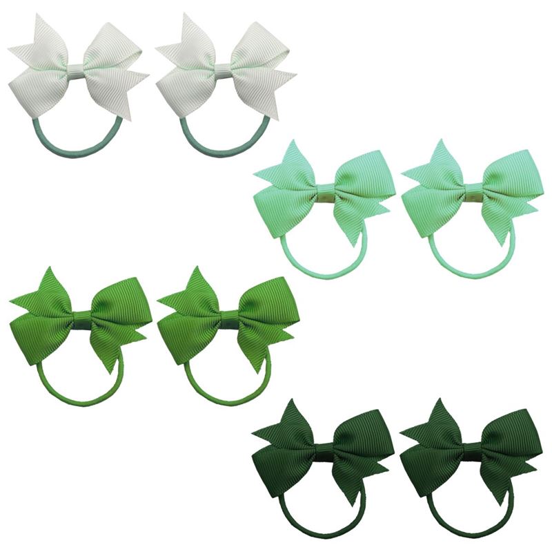 SOHO Ayla Loop Hair elastics - Greeny - Hair Accessories | Fashiongirl