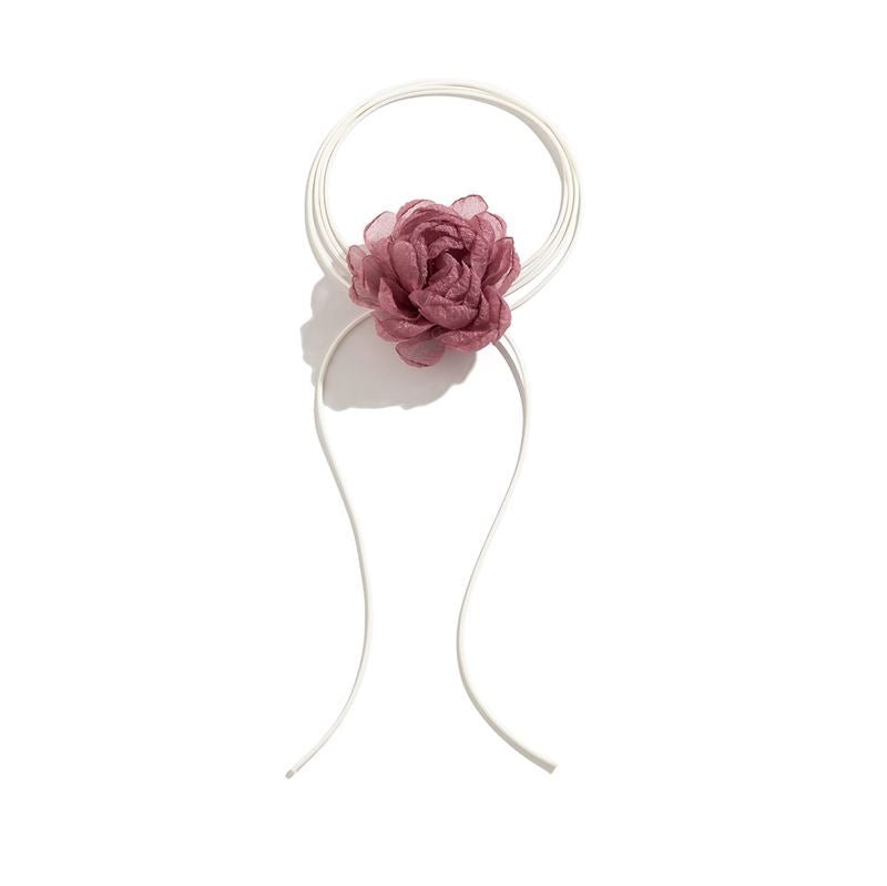 SOHO Bara Choker Necklace - Rose - | Fashiongirl