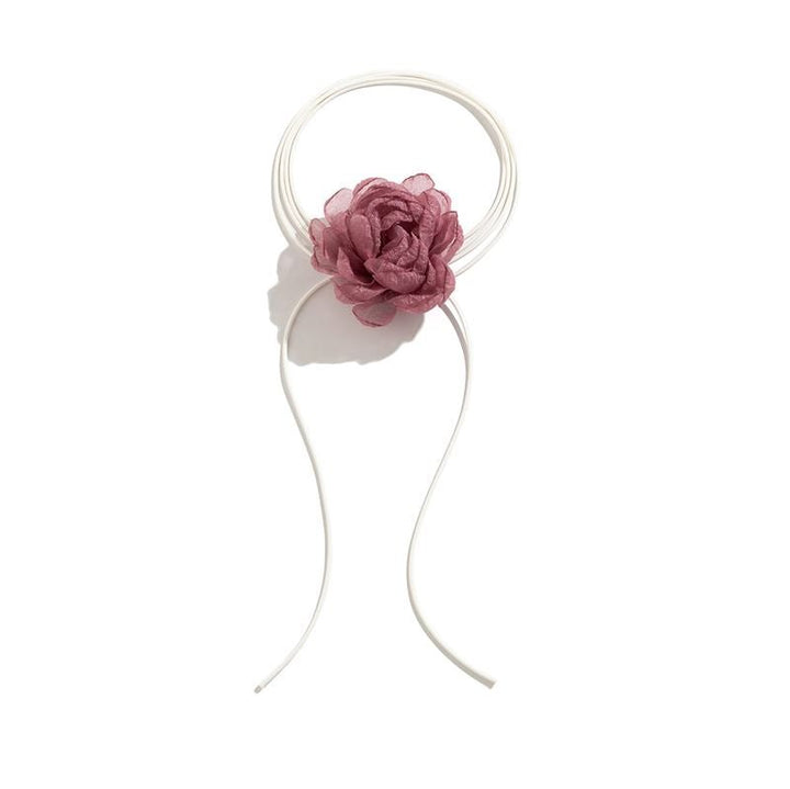 SOHO Bara Choker Necklace - Rose - | Fashiongirl