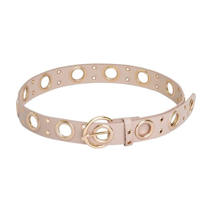 SOHO Blush Belt - Pink/Gold - | Fashiongirl