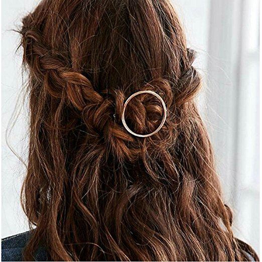SOHO circle hair clip - silver - | Fashiongirl