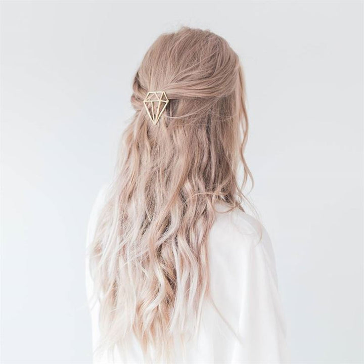 SOHO Diamond Hair Clip - Silver - | Fashiongirl