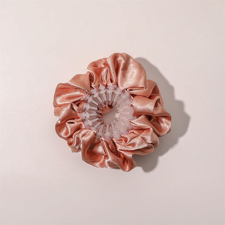 SOHO Dina Ponytail Scrunchie Spiral - Champagne - Hair Accessories