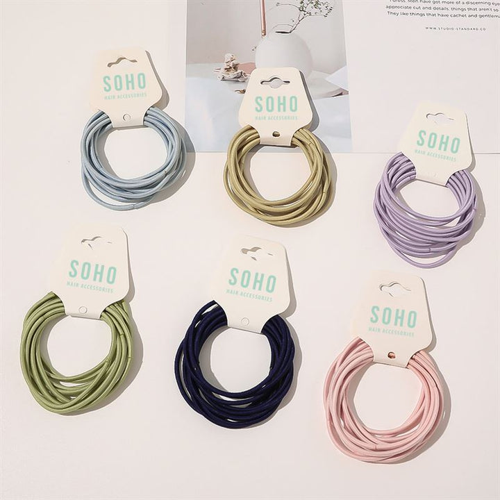 SOHO Ellie Hair Elastic - Dark grey - Hair Accessories | Fashiongirl