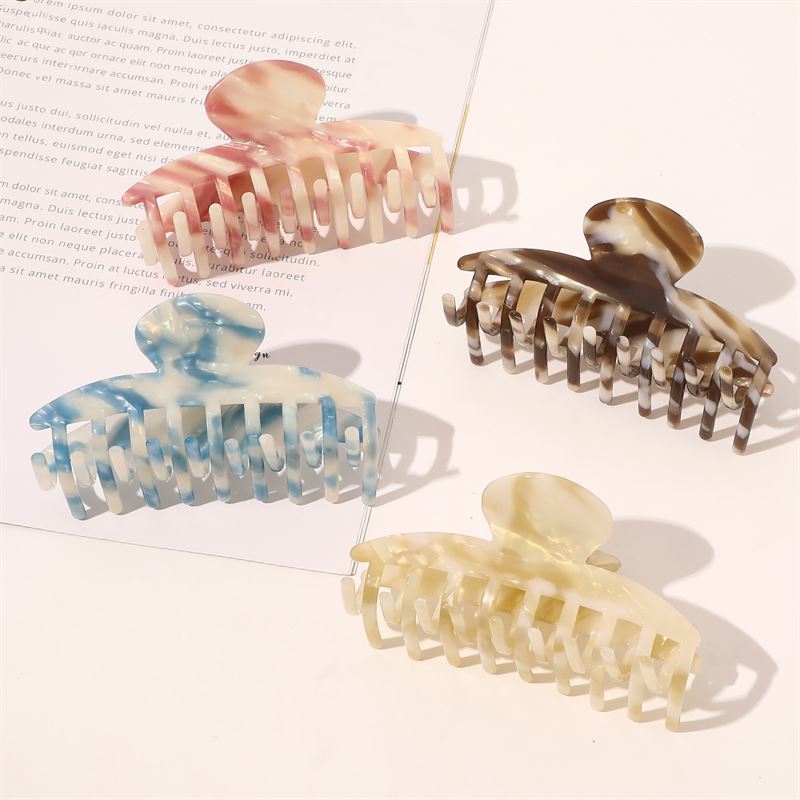 SOHO Gaja Hair Claw - Blue Marble - Hair Accessories