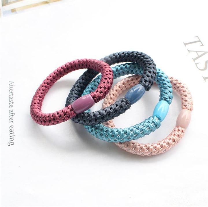 SOHO Hair elastics - Denim, 3 pcs - Hair Accessories | Fashiongirl