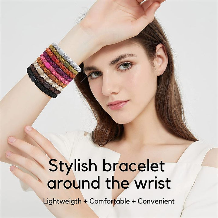 SOHO Hair elastics - Reddish brown, 3 pcs - Hair Accessories | Fashiongirl