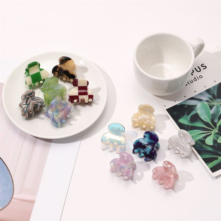 SOHO Hara Mini Hair Claw - Blush - Hair Accessories