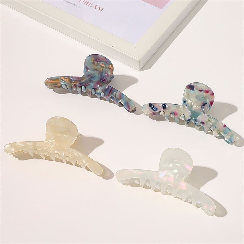 SOHO Haylen Hair Claw - White - Hair Accessories
