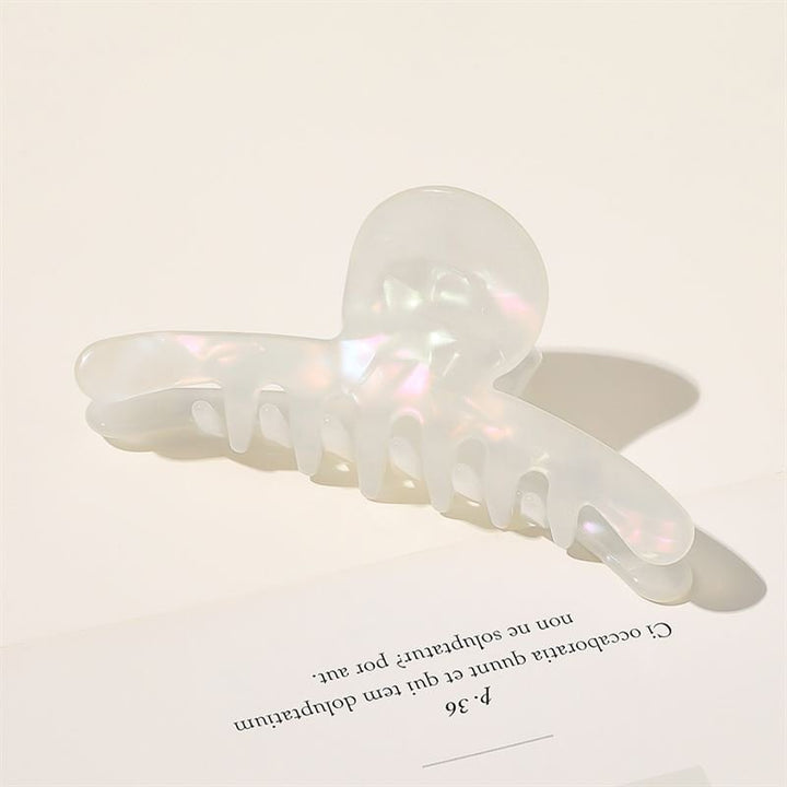 SOHO Haylen Hair Claw - White - Hair Accessories