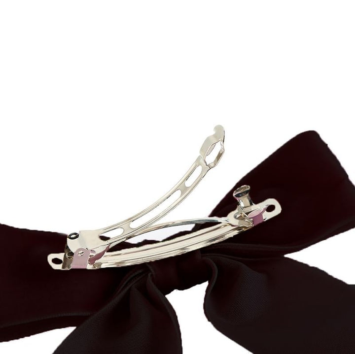 SOHO Jane Velvet Bow Hair Clip - Dark Green - Hair Accessories | Fashiongirl