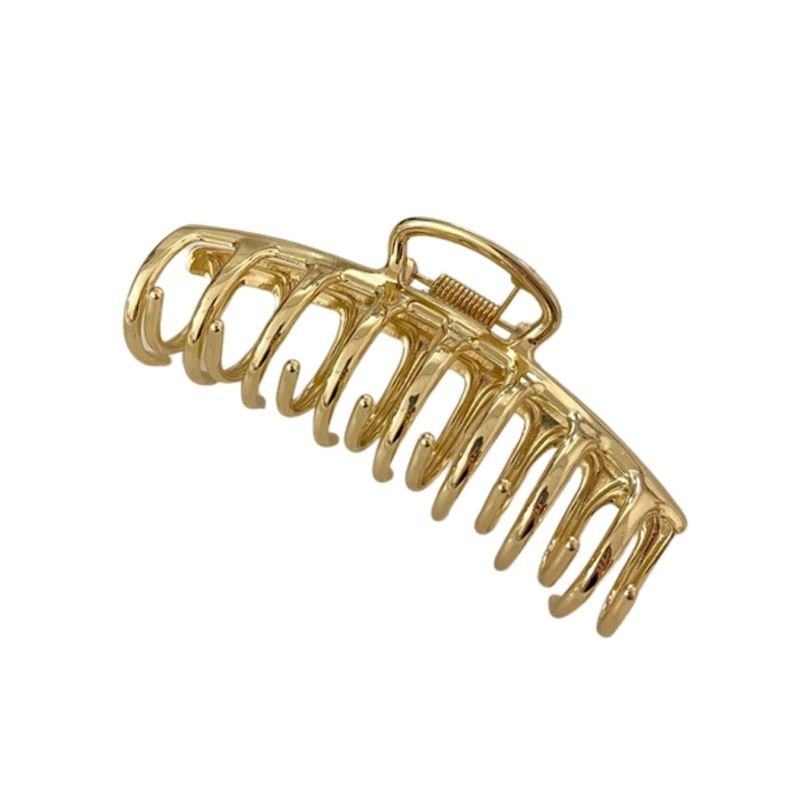 SOHO Kana Metal Hair Claw - Gold - Hair Accessories