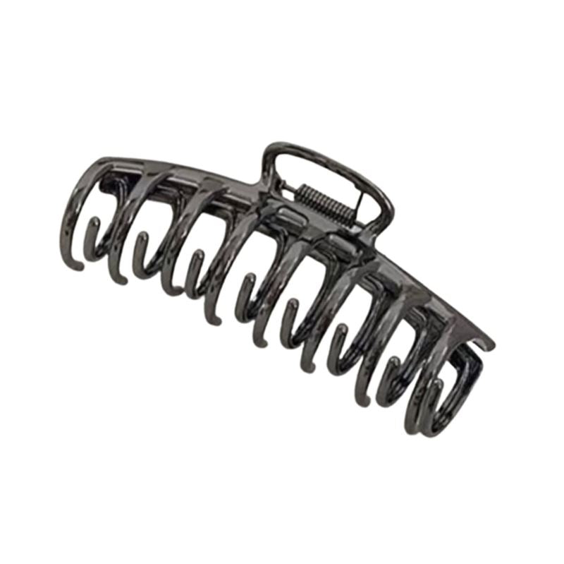 SOHO Kana Metal Hair Claw - Titanium - Hair Accessories