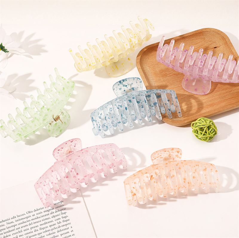 SOHO Kana Splash Hair Claw - Pink - Hair Accessories