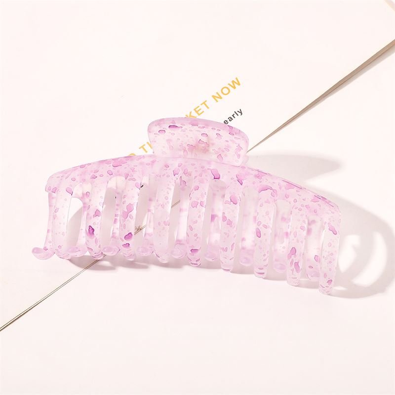 SOHO Kana Splash Hair Claw - Purple - Hair Accessories