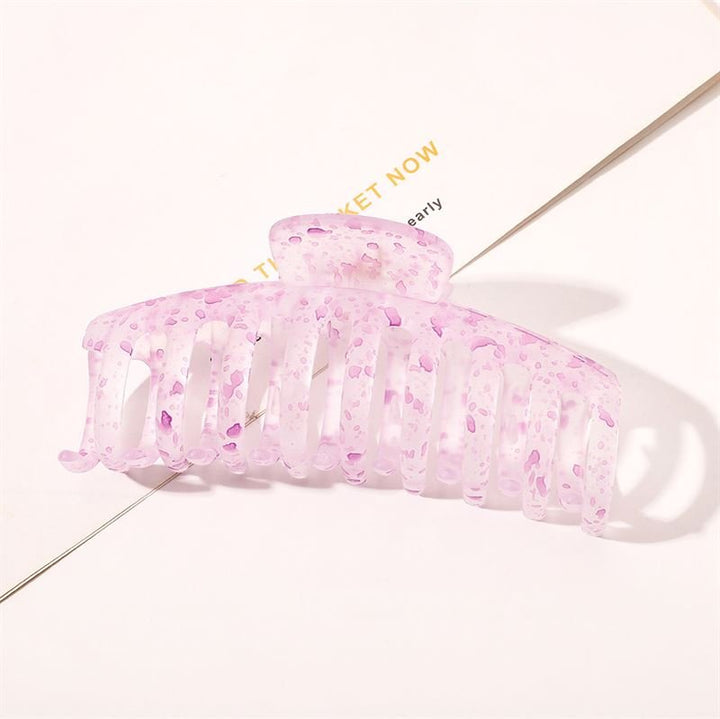 SOHO Kana Splash Hair Claw - Purple - Hair Accessories