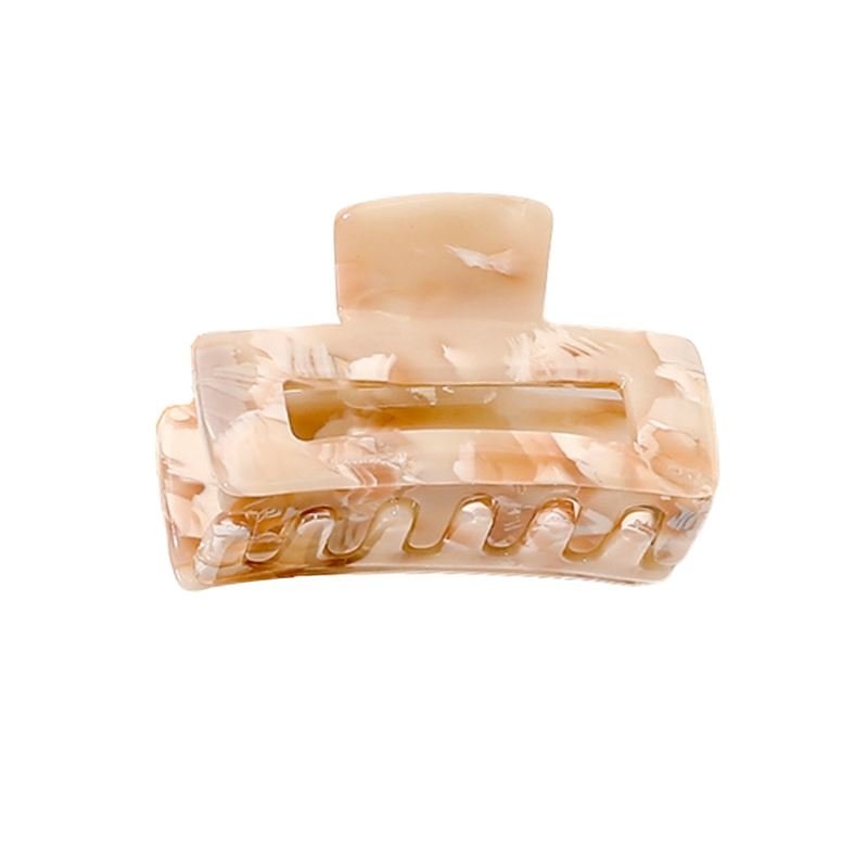 SOHO Leia Mini Hair Claw - Beige Marble - Hair Accessories