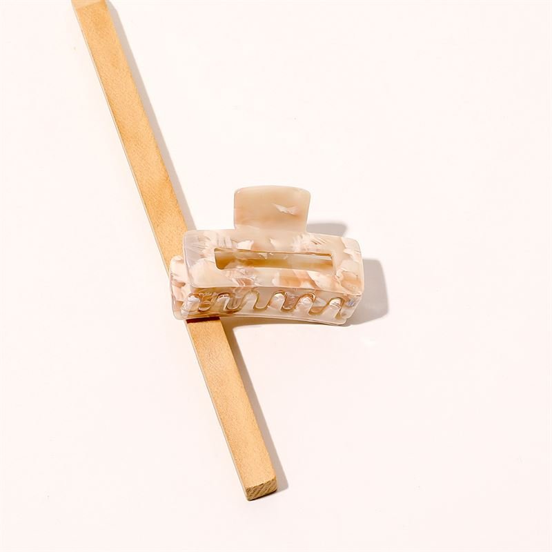 SOHO Leia Mini Hair Claw - Beige Marble - Hair Accessories