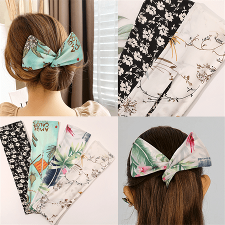 SOHO Lily Hair Twister / Deft Bun Maker - White Flower - | Fashiongirl
