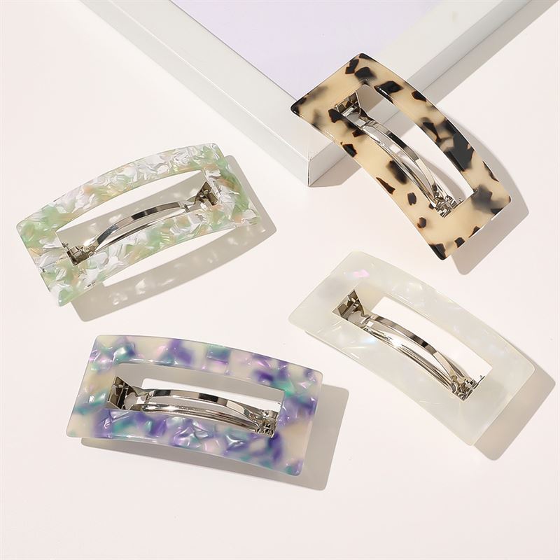 SOHO Livie Hair Clip - Fern Marble - | Fashiongirl