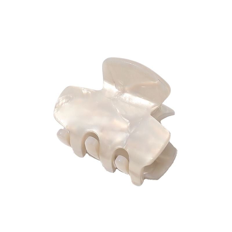 SOHO Loa Mini Hair Claw - White Marble - Hair Accessories