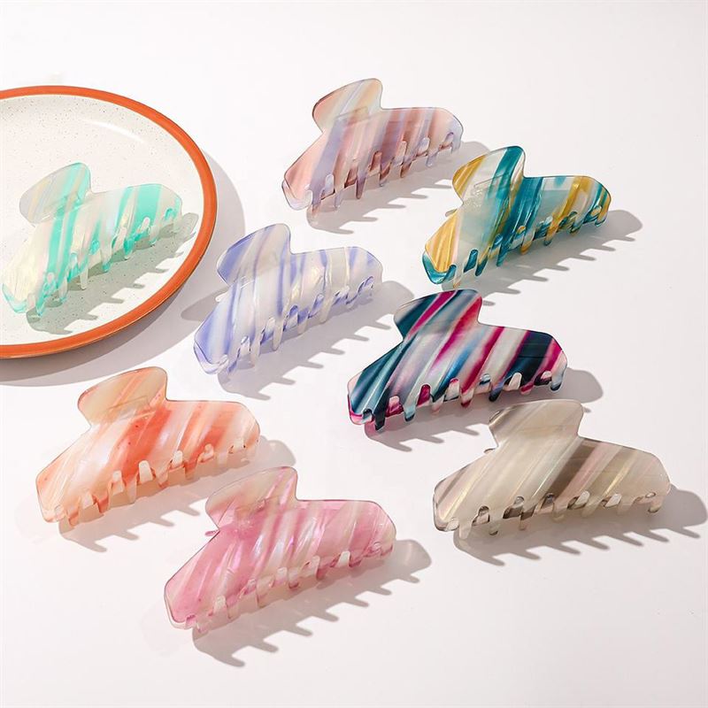 SOHO Mesa Hair Claw - Grey Rainbow - Hair Accessories
