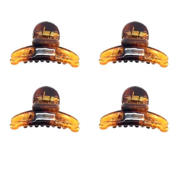 SOHO Mini Tortoise Hair Claws - 4 pcs - Hair Accessories