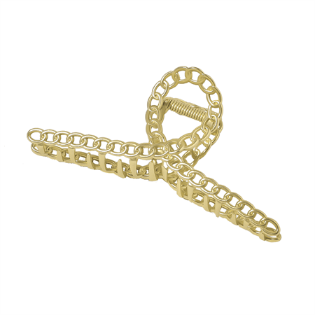 SOHO Monz Metal Hair Claw - Gold - Hair Accessories