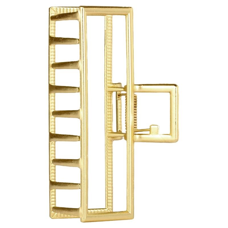 SOHO Niba Large Metal Hair Claw - Gold - Hair Accessories