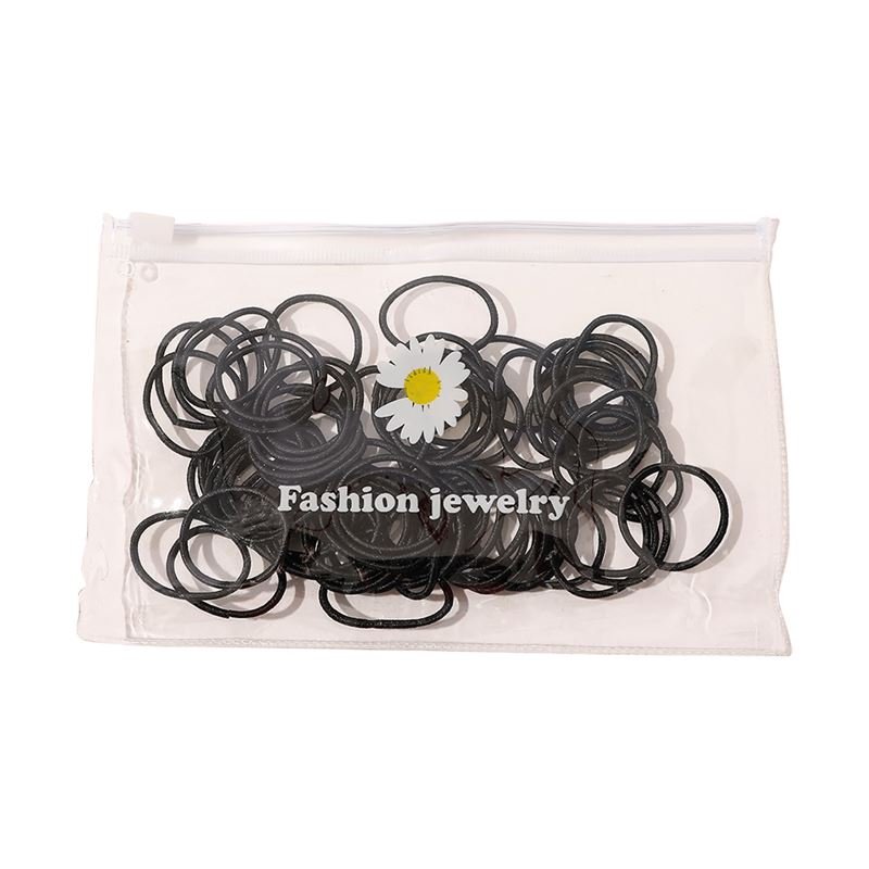 SOHO Nina Hair elastics - Black - Hair Accessories | Fashiongirl