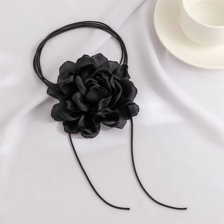 SOHO Pink Choker Necklace - Black - | Fashiongirl