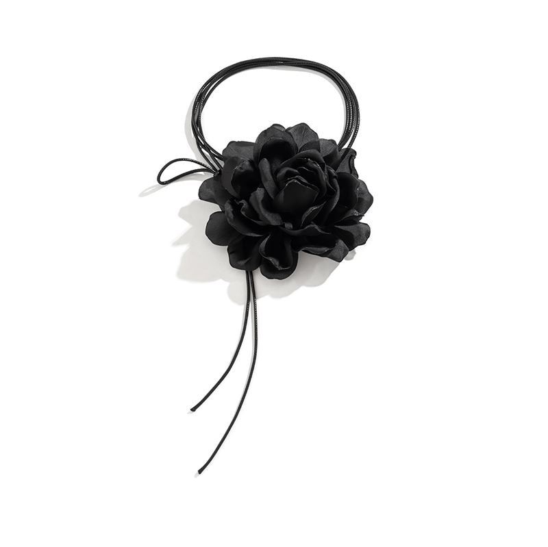 SOHO Pink Choker Necklace - Black - | Fashiongirl