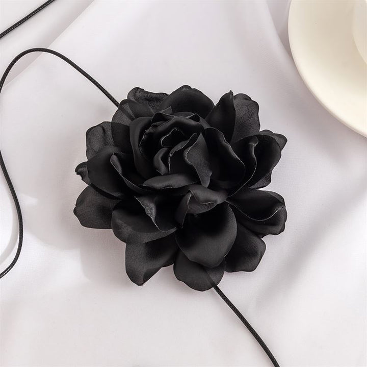 SOHO Pink Choker Necklace - Black - | Fashiongirl