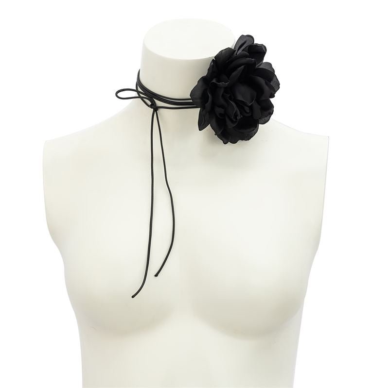 SOHO Pink Choker Necklace - Black - | Fashiongirl