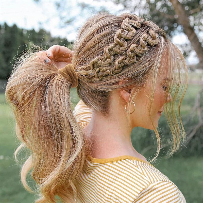 SOHO Tube Earth hair elastics - 20 pcs - Hair Accessories | Fashiongirl