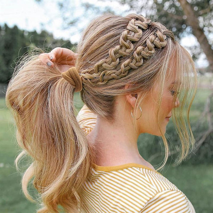 SOHO Tube Earth hair elastics - 20 pcs - Hair Accessories | Fashiongirl
