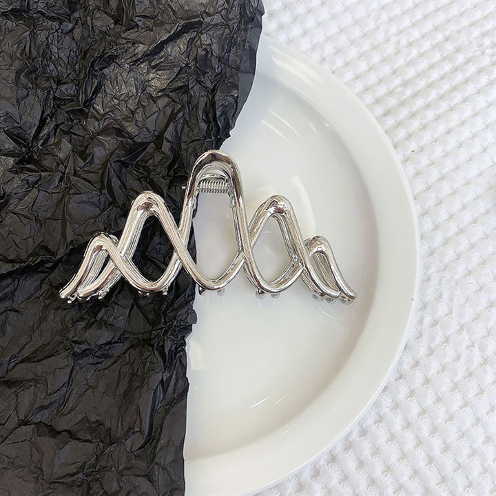 SOHO Ziv Hair Claw - Silver - Hair Accessories