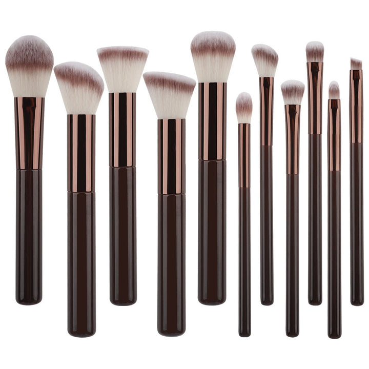 Technique PRO Chocolate Bronze Makeup Brush Set - 11 makeup brushes - | Fashiongirl