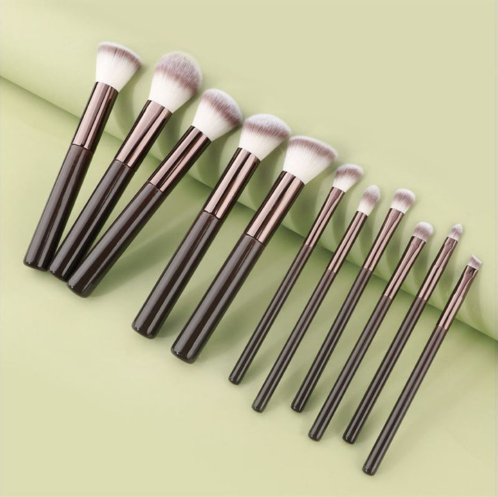 Technique PRO Chocolate Bronze Makeup Brush Set - 11 makeup brushes - | Fashiongirl